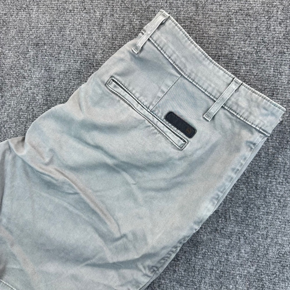 Adriano Goldschmied Men's 36‎ Gray Wanderer Slim Shorts Cotton Polyester Blend